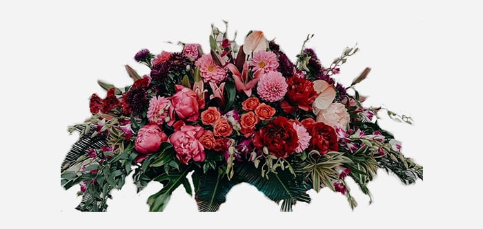 Beautiful flower arrangement in a vase