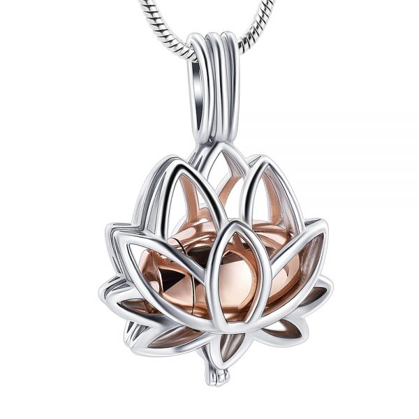 Lotus Pendant - Rose Gold