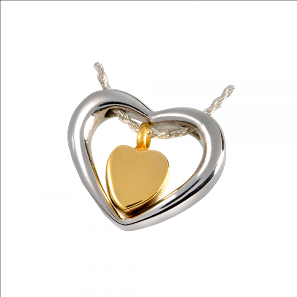 Heart in Heart Pendant