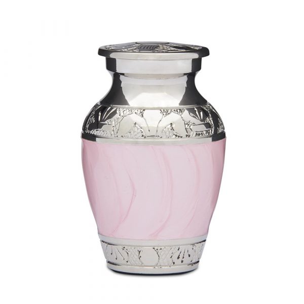 Keepsake - Enamel & Nickel Pink