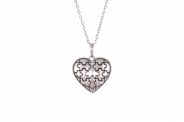 Missing a Piece of My Heart Ash Pendant